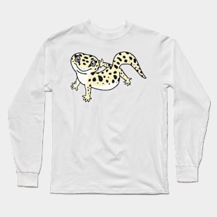 Smiling leopard gecko Long Sleeve T-Shirt